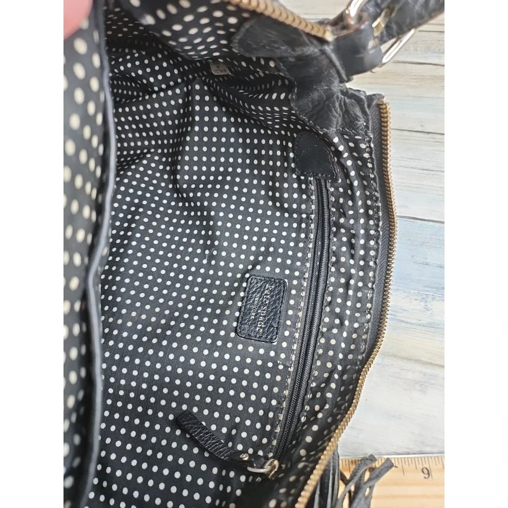 Kate Spade‎ black leather medium bag, used